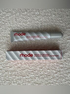 limited edition rhode lip treatment in peppermint glaze